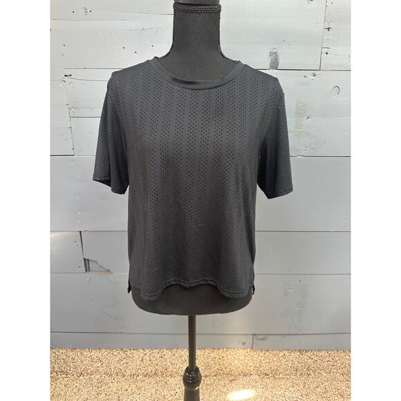 Zyia Active Black Chill Crop T XL - Picture 1 of 6